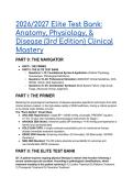 2026&sol;2027 Elite Test Bank&colon; Anatomy&comma; Physiology&comma; & Disease &lpar;3rd Edition&rpar; &vert; NGN & Clinical Mastery