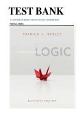 Test Bank for A Concise Introduction to Logic 11th Edition by Patrick J&period; Hurley &ndash; Latest Update 2026 Exam Prep &vert; Graded A&plus;