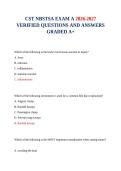 CST NBSTSA EXAM A 2026-2027 VERIFIED QUESTIONS AND ANSWERS GRADED A&plus;