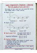 Trigonometry class notes