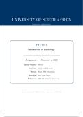 PYC1511 Assignment 1 2026 Semester 1 Due 23 March 2026