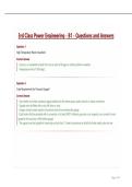 3rd Class Power Engineering - B1 - Questions and Answers&period;