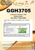 GGH3705 Assignment 2 &lpar;COMPLETE ANSWERS&rpar; Semester 1 2026 - DUE 13 April 2026&semi;