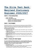 2026-2027 Maryland Stationary Engineer Exam Prep&colon; Elite Test Bank & "Panic Button" Cheat Sheet &lpar;Updated COMAR&comma; ASME & BEPS&rpar;