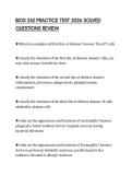 BIOS 242 PRACTICE TEST 2026 SOLVED QUESTIONS REVIEW