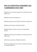 BIOS 242 CERTIFICATION ASSESSMENT 2026 COMPREHENSIVE STUDY SHEE
