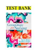 Test Bank for Gerontologic Nursing&comma; 6th Edition by Sue E&period; Meiner and Jennifer J&period; Yeager&comma; All Chapters 1-29 LATEST