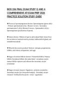 BIOS 256 FINAL EXAM STUDY Q AND A COMPREHENSIVE ATI EXAM PREP 2026 PRACTICE SOLUTION STUDY GUIDE