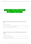 GRADE 2 CA WASTEWATER TREATMENT OPERATOR PRACTICE EXAM 1 QUESTIONS AND CORRECT ANSWERS
