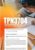 TPN3704 Assignment 2  Due 23 June 2026  - Distinction Guaranteed