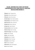PN 3006 - MIDTERM STUDY GUIDE&sol; QUIZ REVIEW COMPREHENSIVE STUDY GUIDE 2026 FULL QUESTIONS AND SOLUTIONS GRADED A&plus;