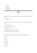 Nurs 6665 Psychosomatic Medicine Questions And Answers - 2026