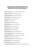 PNB 2XC3 FINAL CERTIFICATION SCRIPT 2026 QUESTIONS WITH SOLUTIONS GRADED A&plus;
