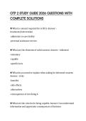 OTP 2 STUDY GUIDE 2026 QUESTIONS WITH COMPLETE SOLUTIONS