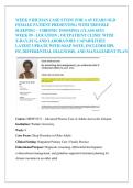 i-Human Case Study &ndash; Week 9 &vert; 65-Year-Old Female with Chronic Insomnia &lpar;Class 6531&rpar; &ndash; Outpatient Clinic with X-Ray&comma; ECG & Lab Capabilities &vert; Latest Update