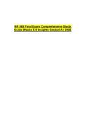 NR 565 Final Exam Comprehensive Study Guide Weeks 5-8 Insights Graded A&plus; 2026