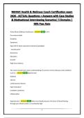 NBHWC Health & Wellness Coach Certification exam 2026 - ACTUAL Questions &plus; Answers with Case Studies & Motivational Interviewing Scenarios&vert; 5 Domains &vert; 98&percnt; Pass Rate