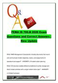 FEMA IS-700&period;B National Incident Management System &lpar;IS-700&rpar; &ndash; 60 Exam Questions on NIMS Principles&comma; ICS Structure&comma; EOC Operations & Resource Management