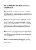 BMC CURRENCIES TEST PAPER 2026 STUDY GUIDE REVIEW