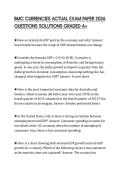 BMC CURRENCIES ACTUAL EXAM PAPER 2026 QUESTIONS SOLUTIONS GRADED A&plus;