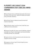 PA PROPERTY AND CASUALTY EXAM COMPREHENSIVE STUDY GUIDE 2026 VERIFIED ANSWERS