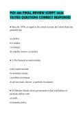 POS 486 FINAL REVIEW SCRIPT 2026 TESTED QUESTIONS CORRECT RESPONSES