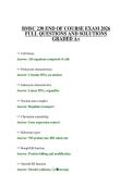 BMSC 230 END OF COURSE EXAM 2026 FULL QUESTIONS AND SOLUTIONS GRADED A&plus;