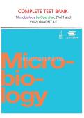 COMPLETE TEST BANK-Microbiology by OpenStax&comma; &lbrack;Vol&period;1 and Vol&period;2&rsqb; GRADED A&plus;