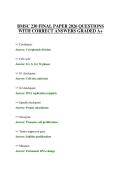 BMSC 230 FINAL PAPER 2026 QUESTIONS WITH CORRECT ANSWERS GRADED A&plus;