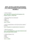 BMSC 230 FINAL REVIEW QUESTIONS FULL 2026 QUESTIONS WITH ANSWERS GRADED A