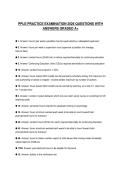PPLE PRACTICE EXAMINATION 2026 QUESTIONS WITH ANSWERS GRADED A&plus;
