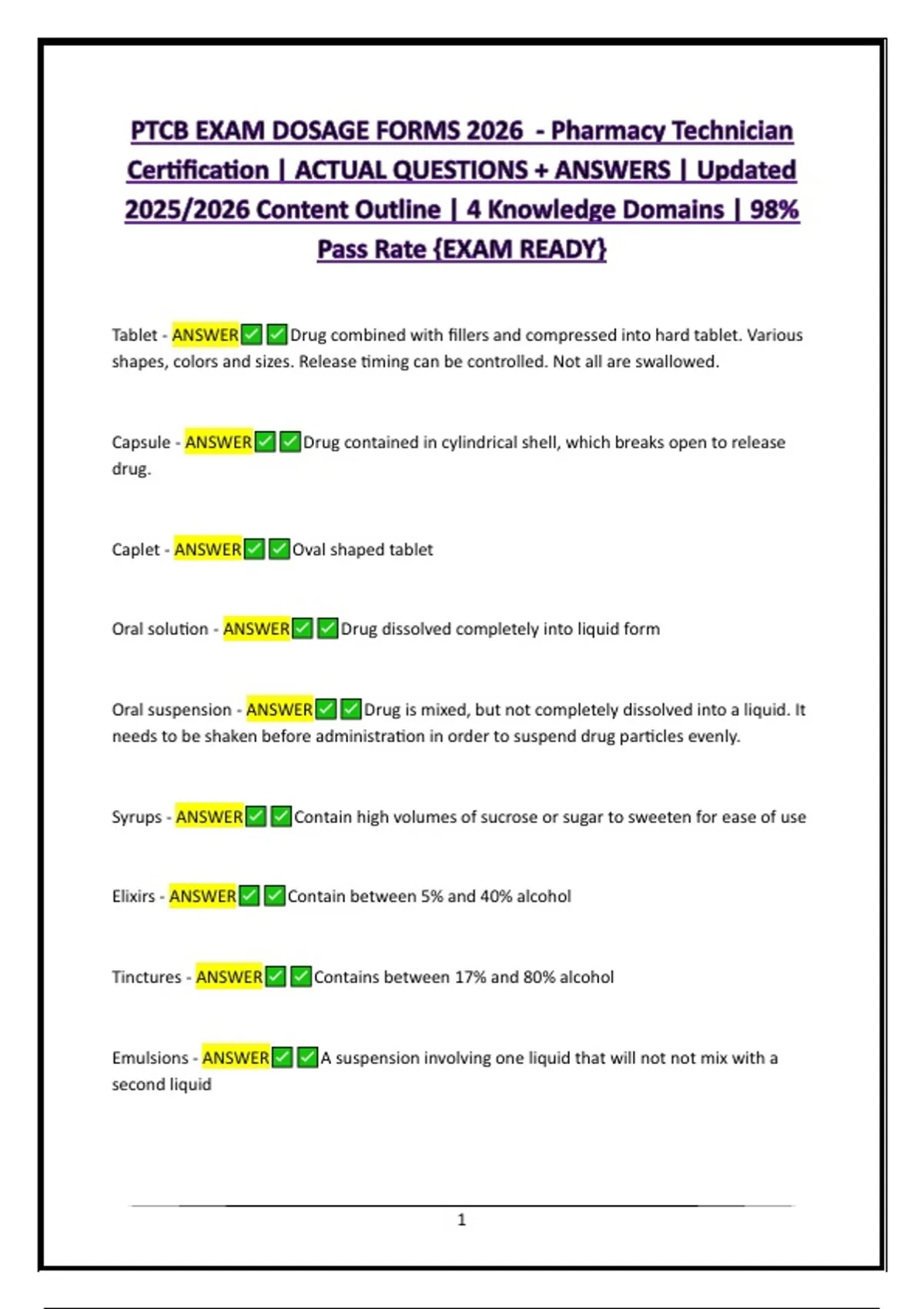 PTCB exam dosade forms 2026 - Pharmacy Technician Certification ...