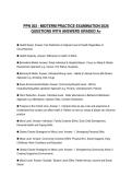 PPN 302 - MIDTERM PRACTICE EXAMINATION 2026 QUESTIONS WITH ANSWERS GRADED A&plus;