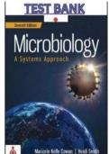 TEST BANK - Microbiology&colon; A Systems Approach 7th Edition&lpar; Marjorie Kelly Cowan&comma;2023 &rpar;&comma;Newest Edition