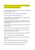 BOMI ACTUAL EXAM PAPER 2026 QUESTIONS WITH SOLUTIONS GRADED A&plus;