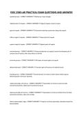 EXSC 2300 LAB PRACTICAL EXAM QUESTIONS AND ANSWERS