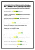 HIPAA CERTIFICATION PRACTICE EXAM 2026 - ACTUAL Questions & ANSWERS &vert; CHPS&sol;CHPE Exam Prep &vert; Privacy & Security Rules &vert; 98&percnt; Pass Rate&vert; NEW 2025&sol;2026 UPDATE&excl;&excl;&excl;&excl;