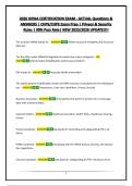 2026 HIPAA CERTIFICATION EXAM - ACTUAL Questions & ANSWERS &vert; CHPS&sol;CHPE Exam Prep &vert; Privacy & Security Rules &vert; 98&percnt; Pass Rate&vert; NEW 2025&sol;2026 UPDATE&excl;&excl;&excl;&excl;