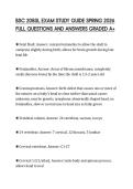 BSC 2085L EXAM STUDY GUIDE SPRING 2026 FULL QUESTIONS AND ANSWERS GRADED A&plus;