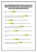 HIPAA Certification EXAM  BUNDLE2026 - ACTUAL Questions & ANSWERS &vert; CHPS&sol;CHPE Exam Prep &vert; Privacy & Security Rules &vert; 98&percnt; Pass Rate&vert; NEW 2025&sol;2026 UPDATE&excl;&excl;&excl;&excl;