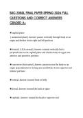 BSC 2085L FINAL PAPER SPRING 2026 FULL QUESTIONS AND CORRECT ANSWERS GRADED A&plus;