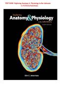 Test Bank For Exploring Anatomy & Physiology in the Laboratory 4th Edition by Erin C&period; Amerman&vert; 9781640433984&vert; All Chapters 1-29&vert; LATEST