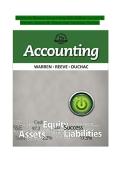 Solutions Manual For Accounting 25th Edition by Carl S&period; Warren&comma; James M&period; Reeve and Jonathan Duchac