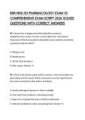 BSN HESI 315 PHARMACOLOGY EXAM V2 COMPREHENSIVE EXAM SCRIPT 2026 SOLVED QUESTIONS WITH CORRECT ANSWERS