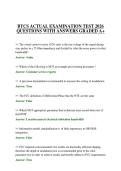 BTCS ACTUAL EXAMINATION TEST 2026 QUESTIONS WITH ANSWERS GRADED A&plus;