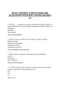 BTCS CERTIFICATION PAPER 2026 QUESTIONS WITH SOLUTIONS GRADED A&plus;