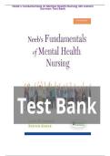 TESTBANK FOR Neeb's Fundamentals of Mental Health Nursing 4th Edition by Linda M&period; Gorman and Robinne Lee Keenan