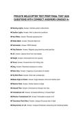 PRIVATE HELICOPTER TEST PREP FINAL TEST 2026 QUESTIONS WITH CORRECT ANSWERS GRADED A&plus;
