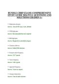 BUNDLE CHRP EXAMS COMPREHENSIVE STUDY GUIDE 2026 FULL QUESTIONS AND SOLUTIONS GRADED A&plus;
