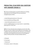 PRN1562 FINAL EXAM PAPER 2026 QUESTIONS WITH ANSWERS GRADED A&plus;